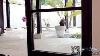 A sexy woman fucked me in a risky spot at a luxury resort, it was amazing!