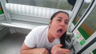 I got caught fucking in the Medellin Colombia cable car for exhibitionist thrill