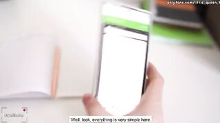 The student had to fuck the teacher on the table to get a credit
