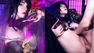 Raiden Shougun secret quest scene - MollyRedWolf's cosplay porn