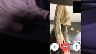 A man received a video call from his cheating wife