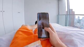 Double penetrated step sister takes two cocks and cum filled her ass