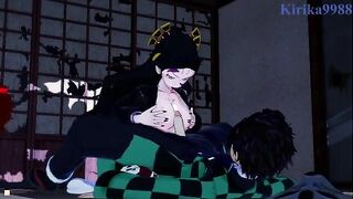 Hentai Daki is Horny & Starving for Dick Demon Slayer