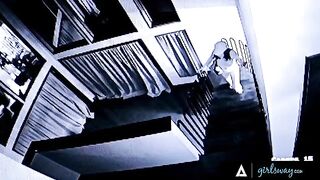 Angela White catches pervert thief, teaches a hard lesson with her voluptuous 40GG curves