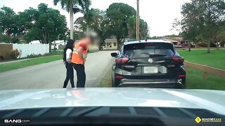 A sexy woman got her car repaired with intimate help from a mechanic