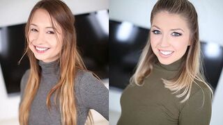 Hot blonde and petite brunette show off their bodies