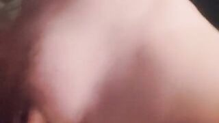 I play with her nipples then she fucks my face, a hot scene